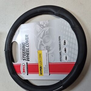 Bell Automotive Anodized Silver Steering Wheel Cover - New